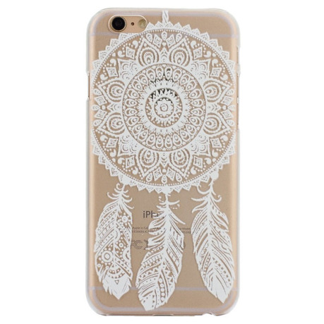 Ультратонкий Пластиковий Чохол Carved Flower Feather для iPhone 6, 6S