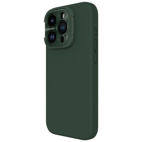 Протиударний чохол NILLKIN Lens Wing Magsafe Magnetic для iPhone 15 Pro - зелений