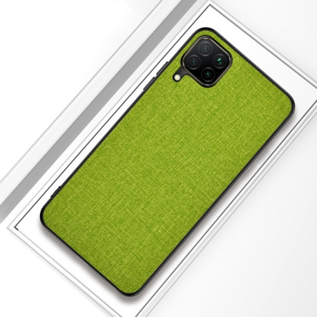 Чохол протиударний Cloth Texture на Samsung Galaxy M53 - зелений