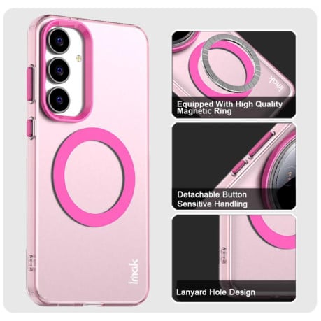 Чохол IMAK Candy Series з MagSafe на Samsung Galaxy S25 FE 5G - червоний