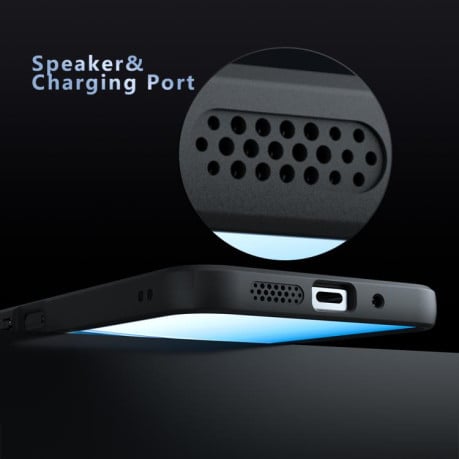 Чехол MagSafe Holder Armor гибрид на Xiaomi Redmi 15 5G Global / 15 4G SEA 169mm - черный