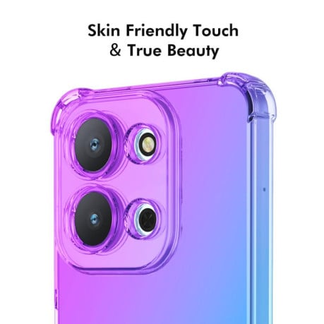 Противоударный чехол ENKAY Clear на Xiaomi Redmi 15C 5G / 4G EU 173mm - розово-золотой