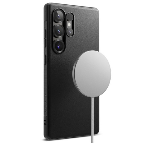 Оригінальний чохол Ringke Onyx MagSafe для Samsung Galaxy S25 Ultra - black