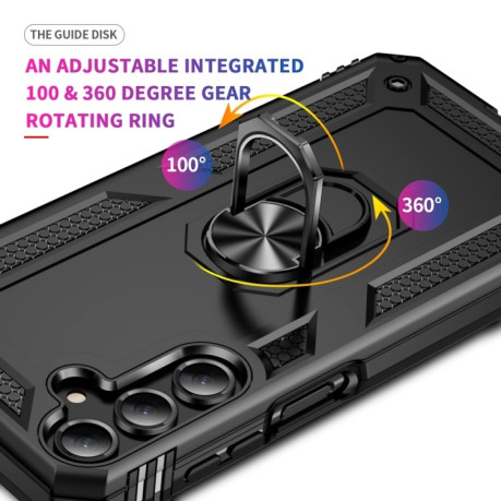 Протиударний чохол HMC 360 Degree Rotating Holder для Samsung Galaxy A16 5G - чорний