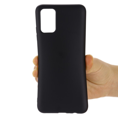 Силиконовый чехол Solid Color Liquid Silicone для Samsung Galaxy A73 - черный