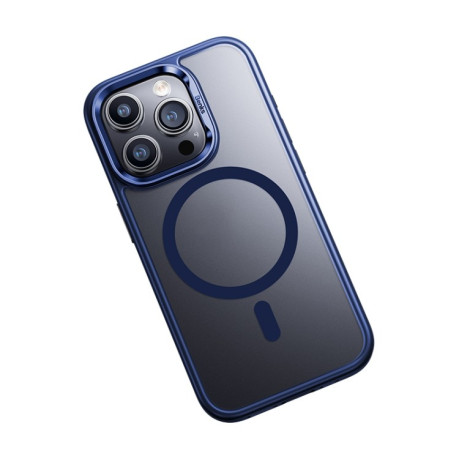 Противоударный чехол Benks Magsafe Magnetic для iPhone 15 Pro Max - синий