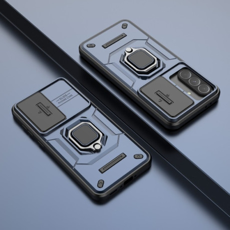 Протиударний чохол Sliding Camshield  для Samsung Galaxy A56 5G - синій