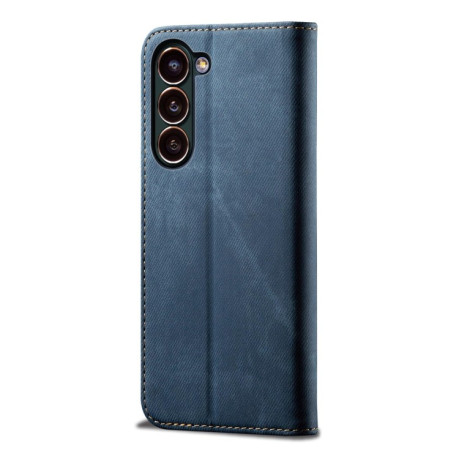 Чохол книжка Denim Texture Casual Style на Samsung Galaxy S23+Plus 5G - синій
