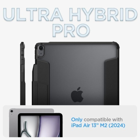 Оригинальный чехол Spigen Ultra Hybrid Pro для iPad Air 13 2024 - Black