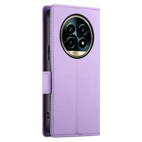 Чехол-книжка Side Buckle Magnetic Frosted Leather для Realme 13 Pro / 13 Pro+ Global - фиолетовый