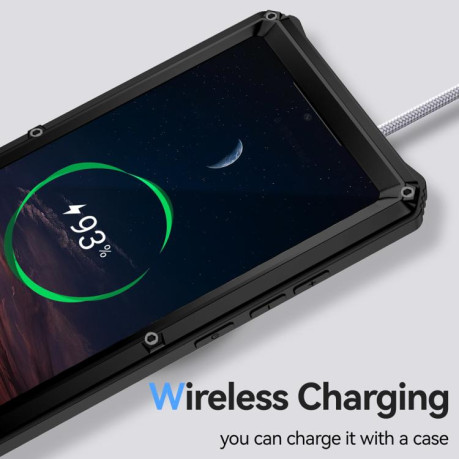 Протиударний чохол R-JUST Life Waterproof для Samsung Galaxy S25 Ultra 5G - чорний