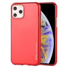 Ударозащитный Чехол MERCURY GOOSPERY i-JELLY TPU на iPhone 11 Pro Max-красный