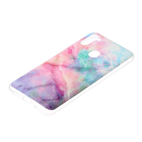 Чехол Marble Pattern Soft на Samsung Galaxy A11/M11 - розовый
