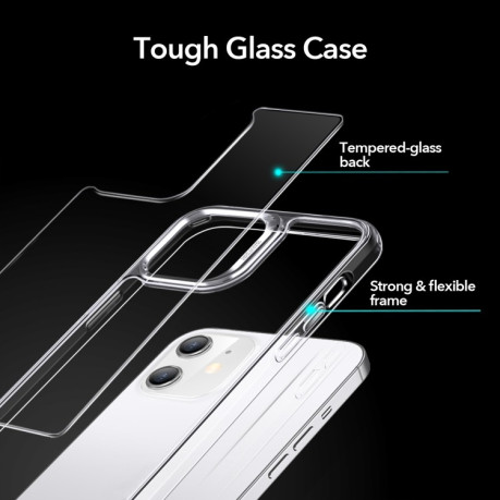 Противоударный чехол ESR Ice Shield Series для iPhone 12 Mini - прозрачный