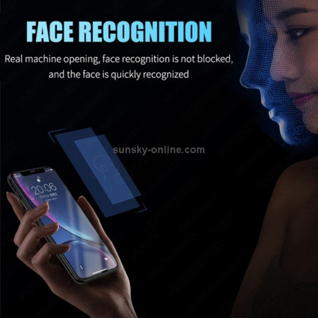 Защитное гибкое матовое стекло 3D Full Glue на iPhone 12/12 Pro - черное