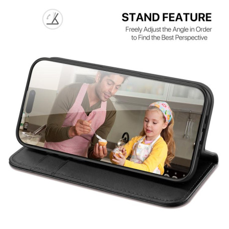 Кожаный чехол-книжка DUX DUCIS Hivo Series на iPhone Air - черный
