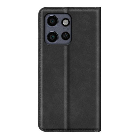 Чохол-книжка Retro Skin Feel Business Magnetic Motorola Moto Edge 50 Neo 5G - чорний