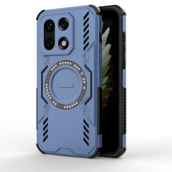 Противоударный чехол Butterfly Armor с MagSafe на OnePlus 15 — синий