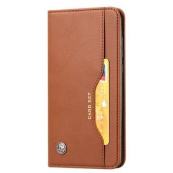 Чохол-книжка Knead Skin Texture Samsung Galaxy A51 - коричневий