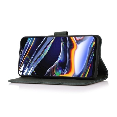 Чехол-книжка KHAZNEH Matte Texture для Samsung Galaxy A56 5G - зеленый