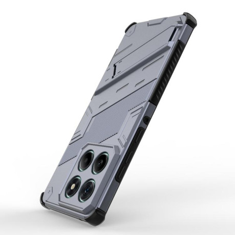 Противоударний чехол Punk Armor для Motorola Edge 60 Fusion 5G - сірий