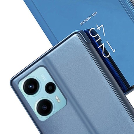 Чехол-книжка Clear View на Xiaomi Poco F5 - синий