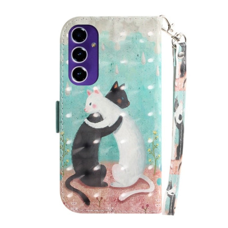 Чехол-книжка Crystal 3D Shockproof Protective Leather для Samsung Galaxy S24 FE 5G - разноцветный