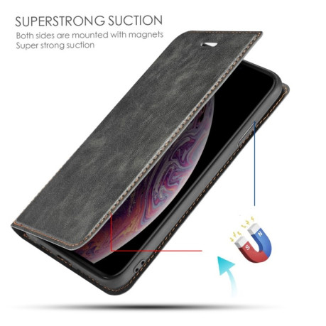 Чехол-книжка Retro Simple Ultra-thin Magnetic на Samsung Galaxy A51-черный