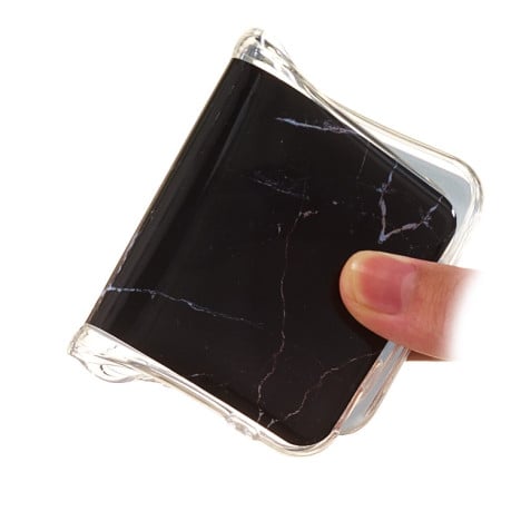 Чехол Marble Pattern Soft на Samsung Galaxy S22 Ultra 5G - черный