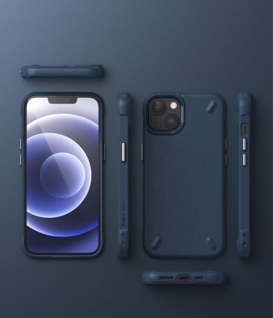 Оригинальный чехол Ringke Onyx Durable на iPhone 13 mini - navy blue