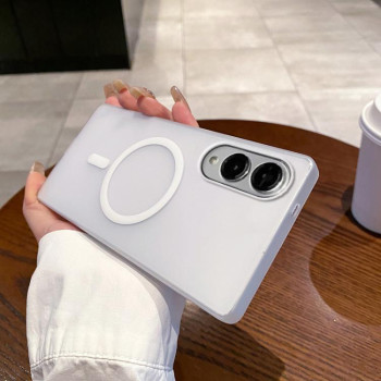 Протиударний чохол Ice Fog MagSafe для Samsung Galaxy S25 Edge 5G - білий