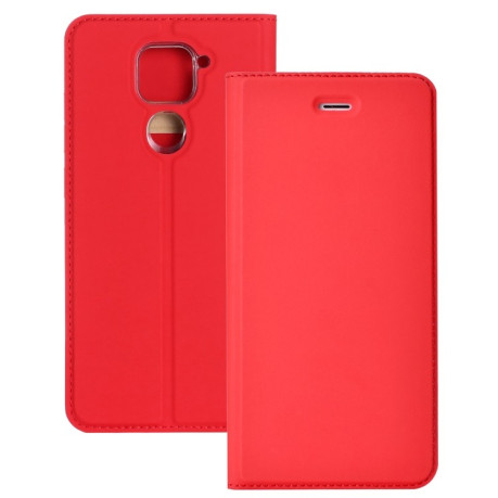 Чехол-книжка Ultra-thin Plain на Xiaomi Redmi 10X / Note 9 - красный
