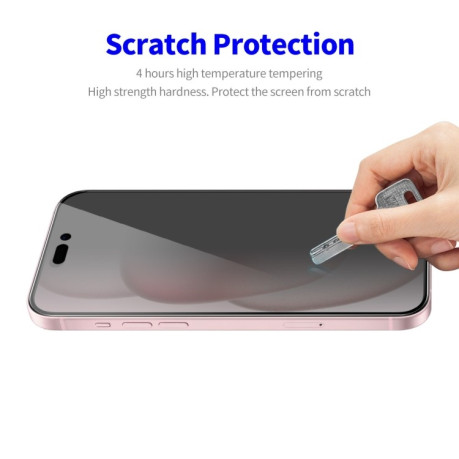 Защитное стекло ENKAY 28 Degree Privacy Screen для iPhone 16 - черное