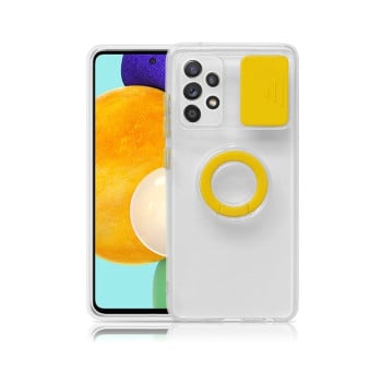 Протиударний чохол Sliding Camera with Ring Holder Samsung Galaxy A73 - жовтий
