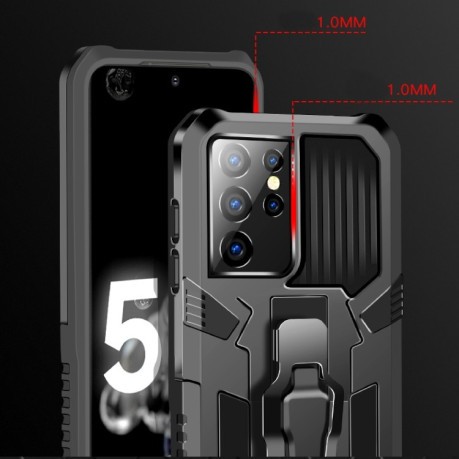 Противоударный чехол Armor Warrior для Xiaomi Redmi 9T/Poco M3 - черный