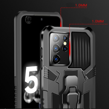 Противоударный чехол Armor Warrior для Xiaomi Redmi 9T/Poco M3 - кофейный