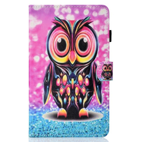 Чехол-книжка Coloured Drawing для iPad mini 6 - Owl