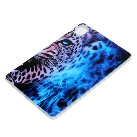 Противоударный чехол Painted Tablet для Xiaomi Pad 5 / Pad 5 Pro - Blue Leopard