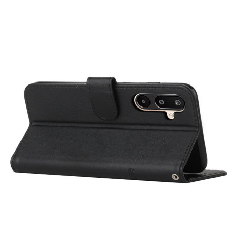 Чехол-книжка Stitching Calf Texture для на Samsung Galaxy F16 5G / M16 5G - черный