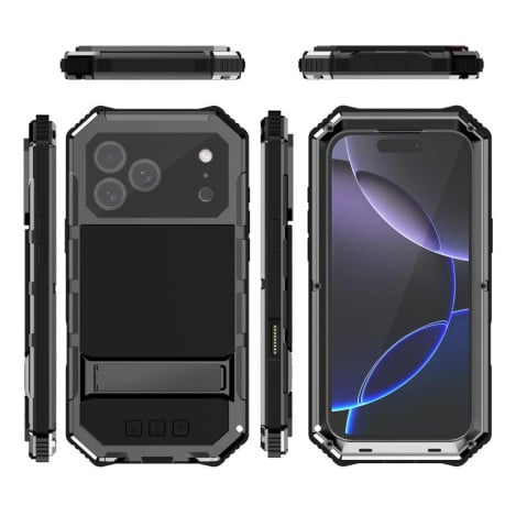 Протиударний чохол R-JUST Life Waterproof на iPhone 17 Pro - чорний