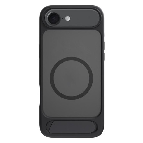 Противоударный чехол Kalebol MagSafe Invisible Tilt Holder PC Hybrid TPU для iPhone Air - черный