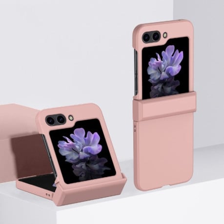 Противоударный чехол Skin Feel для Samsung Galaxy  Flip 6 - розовый