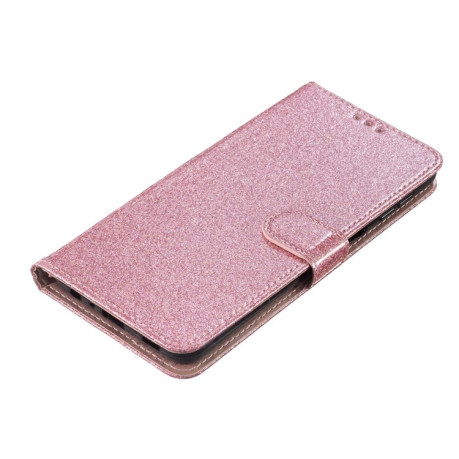 Чехол-книжка Glittery Powder на OPPO A78 4G - розовое золото