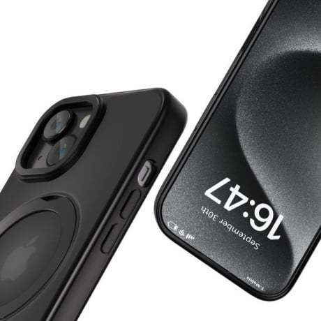 Чехол Tech-Protect MagRing MagSafe Case with Stand для iPhone 16e - Black