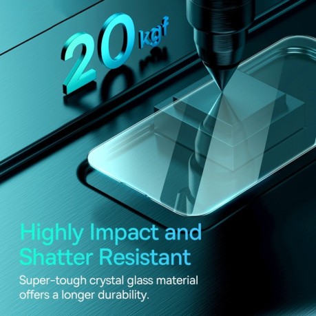 Комплект захисного скла Baseus 0.3mm Full-glass Crystal для iPhone 14/13/13 Pro