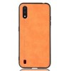 Ударозахисний чохол Sewing Cow Pattern на Samsung Galaxy A01-оранжевий