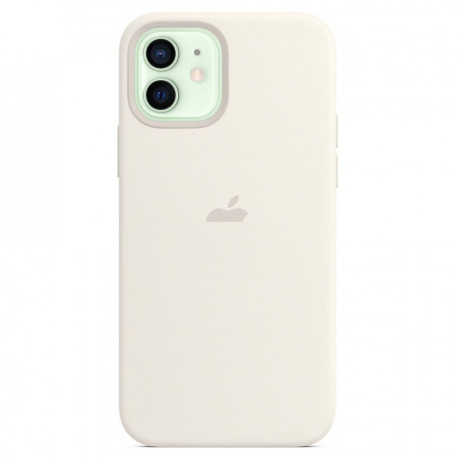Силіконовий чохол Silicone Case White на iPhone 12 mini (без MagSafe) - преміальна якість