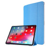 Чехол-книжка Silk Texture Three-foldна iPad Pro 12.9 (2021/2020) - голубой