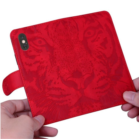Чохол-книга Tiger Embossing для Xiaomi Redmi A3 - червоний