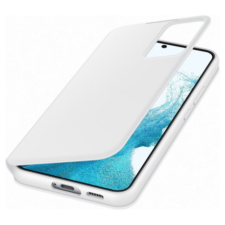 Оригинальный чехол-книжка Samsung Smart Clear View для Samsung Galaxy S22 Plus - white